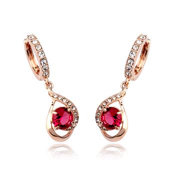 Elegant earring with crystal 321551