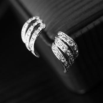 fashion diamond stud earring 82264