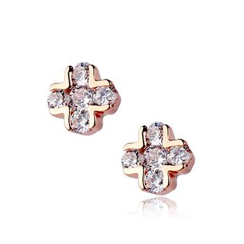 Cross shape earring with top quality 321547