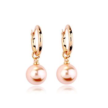 Rigant fashion alloy earring with pearl ...
