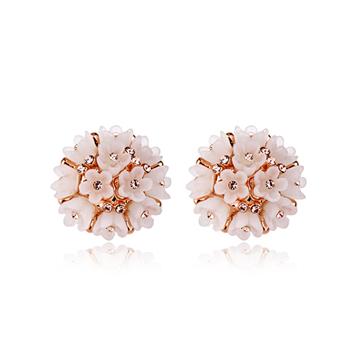 Rigant petal design crystal earring with...