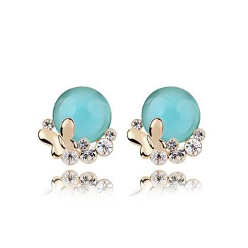 Opal stud earrings  KY7120