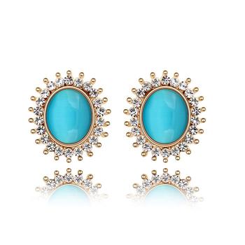 Opal stud earrings   ky7232
