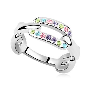 Fashion Austrian crystal ring   KY9400