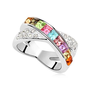 Fashion Austrian crystal ring  ky9049