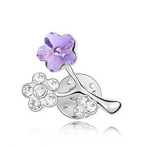 Austrian crystal brooch KY3825