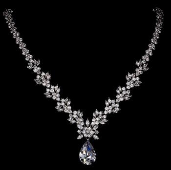 Popular AAA zircon wedding necklace N70059