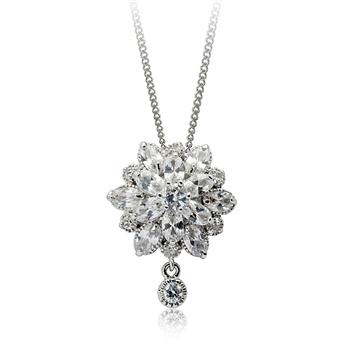 Popular Korean style zircon necklace