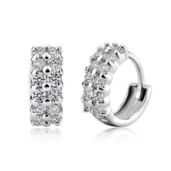 925 silver diamond earring 731826