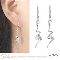 Fashion silver earrings 530464