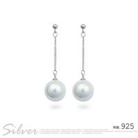 Fashion silver earrings 130013