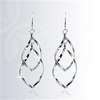Fashion silver earrings 530469