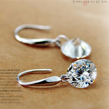 Fashion silver earrings 731802