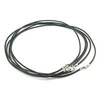 40 cm Fashion silver buckle leather chain 900250