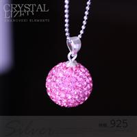 Fashion silver crystal pendant(excluding chain) 782129