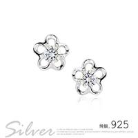 Fashion silver earrings 710535