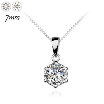 7mm 925 silver pendant(no chain) 781393