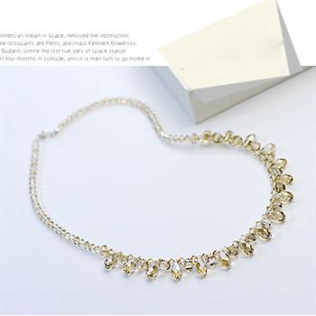 Austria crystal &amp; 925 silver necklace 500266