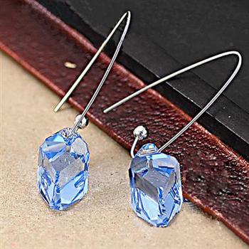 Austria crystal &amp; silver earring