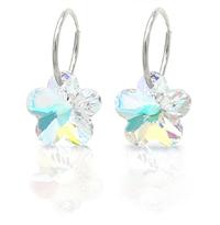 Austria crystal &amp; 925 silver earring