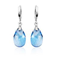 Austria crystal &amp; silver earring