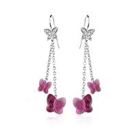 Austria crystal 925 silver earring