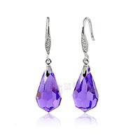 Austria crystal &amp; silver earring