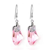 Austria crystal &amp; silver earring