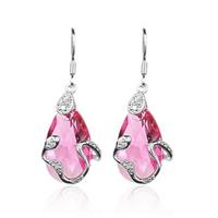 Austria crystal &amp; silver earring (ma...