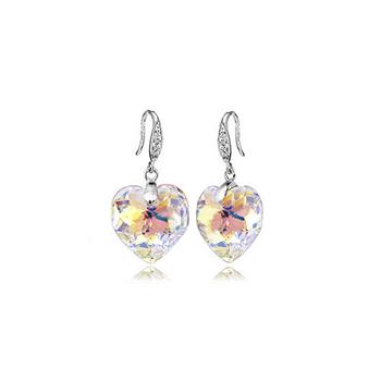 Austria crystal &amp; silver earring