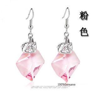 Austria crystal &amp; 925 silver earring