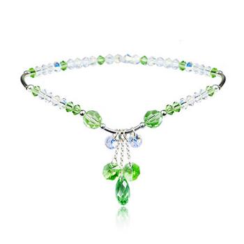 Austrian Crystal 925 silver anklet 70056...