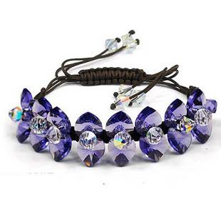 Austria crystal &amp; silver bracelet