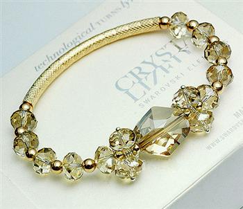 Austria crystal &amp; silver bracelet