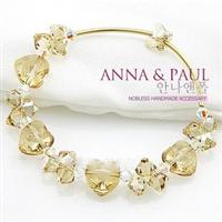 Austria crystal &amp; silver bracelet