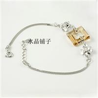 Austria crystal &amp; silver bracelet