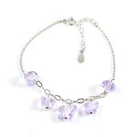 Austria crystal &amp; silver bracelet