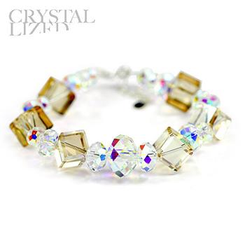 Austria crystal &amp; silver bracelet