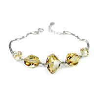 Austria crystal &amp; silver bracelet