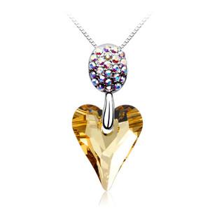 Austria crystal &amp; silver pendant