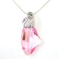 Austria crystal &amp; silver pendant(no chain)