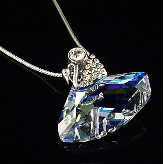 Austria crystal &amp; silver pendant(no ...