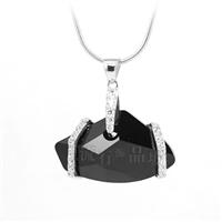 Austria crystal &amp; silver pendant(no ...