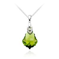 Austria crystal &amp; silver pendant(no ...