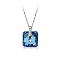 Austria crystal &amp; 925 silver pendant...