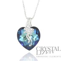 Austria crystal &amp; silver pendant(no ...