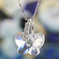 Austria crystal &amp; silver pendant(no ...