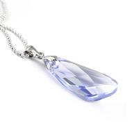 Austria crystal &amp; 925 silver pendant...