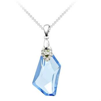 Austria crystal &amp; silver pendant(no chain)