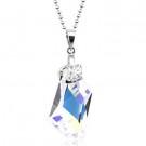 Austria crystal &amp; silver pendant(no ...